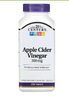 21st Century Apple Cider Vinegar 300mg Tablets 250 Ct , Tablets