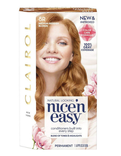 Clairol Nice 'n Easy Haircolor 108 Natural Red Blonde , Kit