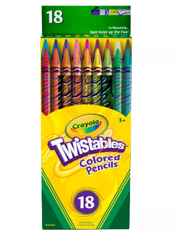 Crayola Twistables Pencils Vib 18 , Each
