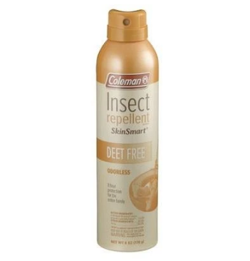 Coleman Skinsmart Deet Free Insect Repellent Spray 6 Oz , Aerosol Non-medical
