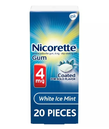 Nicorette Gm 4mg 20 Bpk Wh/ic/mnt , Gum