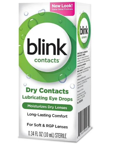 Blink Contacts Lubricating Eye Drops 0.34 Oz. , Drops