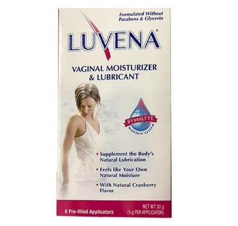 Luvena Prebiotic Vaginal Moisturizer & Lubricant Pre-filled Applicators 6 Ct , Gel