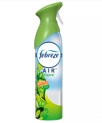 Febreze Air Freshener With Gain Original 8.8 Oz (To Receive Case Equivalent Order 6) , Aerosol Non-medical