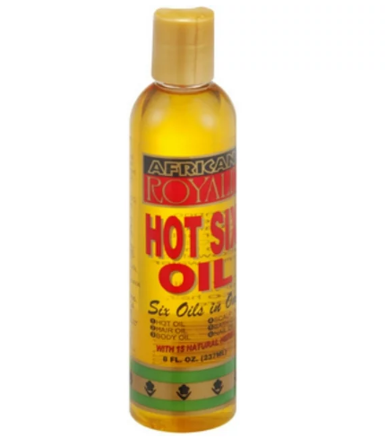 African Royale Hot Six Hair Oil 8 Oz. , Oil